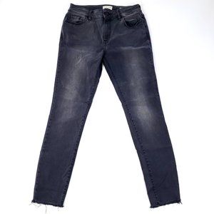 Warp + Weft JFK Skinny NYC Windsor Jean Size 28 x 28 Raw Hem Stretch